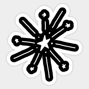 star (black) Sticker